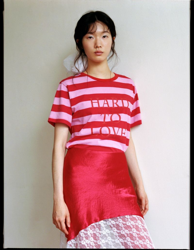 POSHA（ポシャ）の「ハードトゥハードラブTシャツ（トップス）」