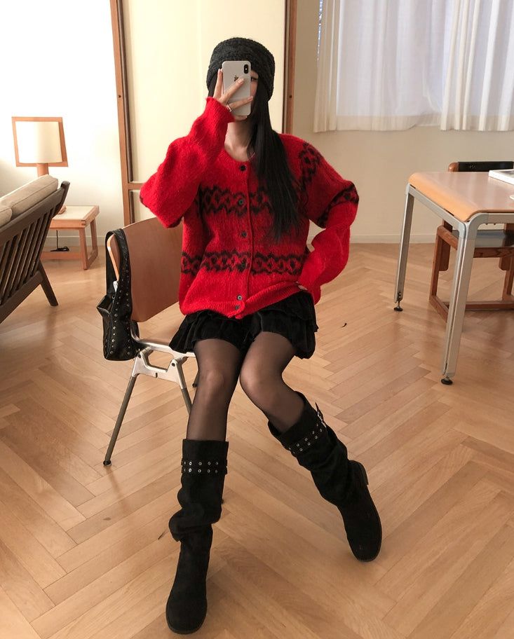 ダブルアイレットスエードロングブーツ