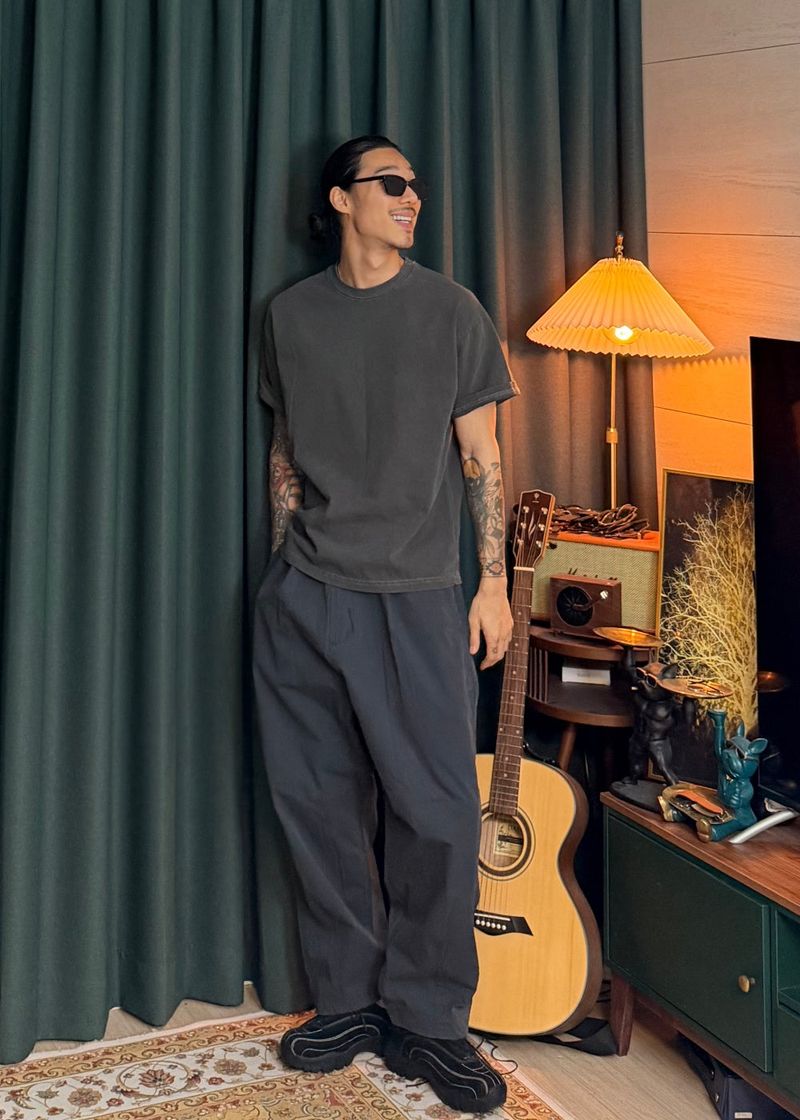 [ virstyle original ] INKKI High-density D-ring nylon pants 3COLOR