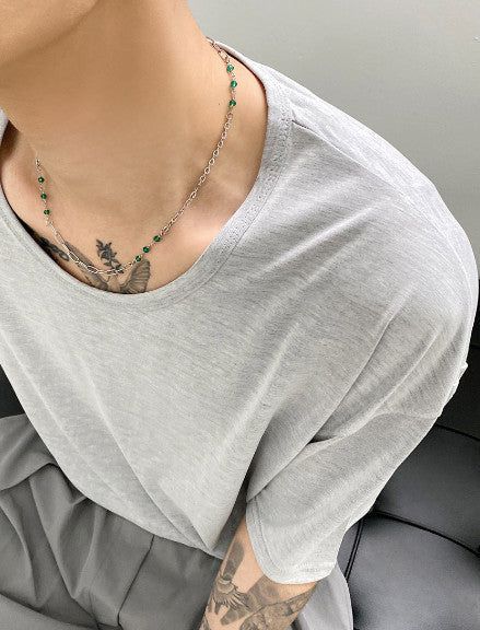 No.8833 gemstone chain necklace