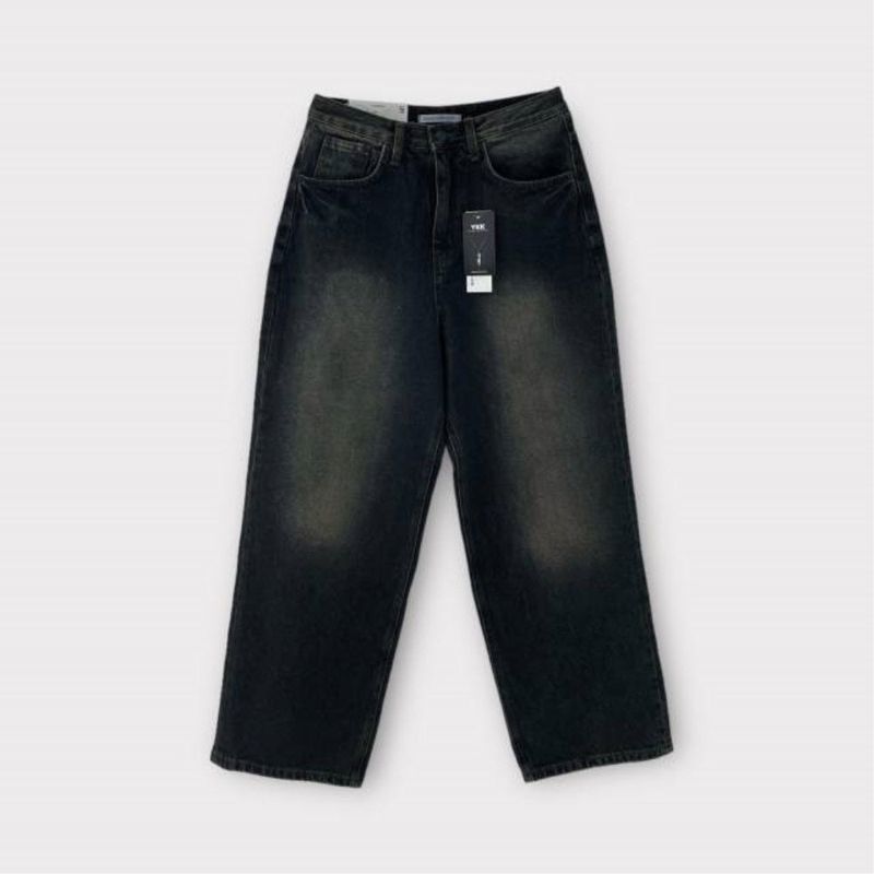 Garment dying denim pants