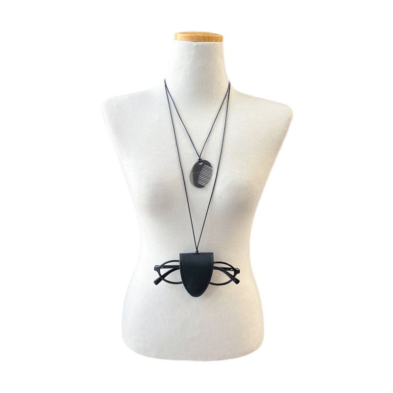 Or Hair Comb Long Strap Necklace