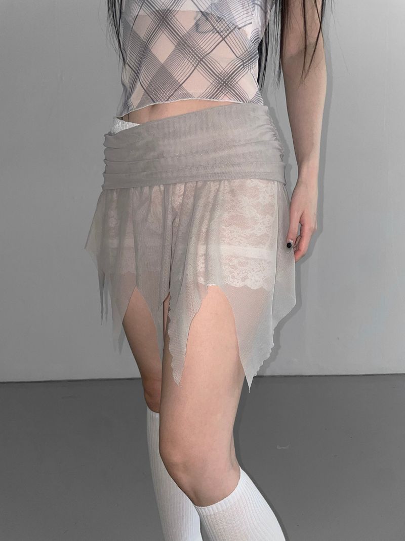 flip mesh layered sk(3 color)