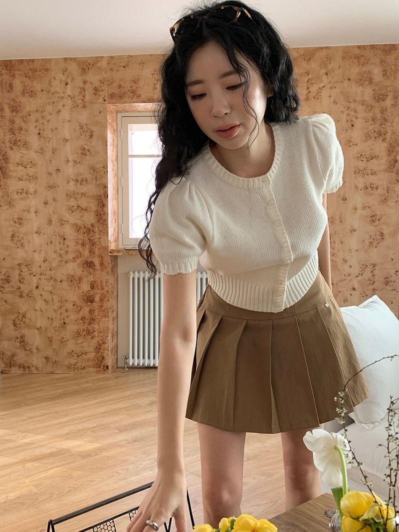 [MADE] Rendez Cashmere Puff Cardigan