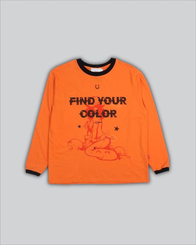 SAYSAYSAY(セイセイセイ)の「FIND YOUR COLOR LONG SLEEVE ORG(Tops)」