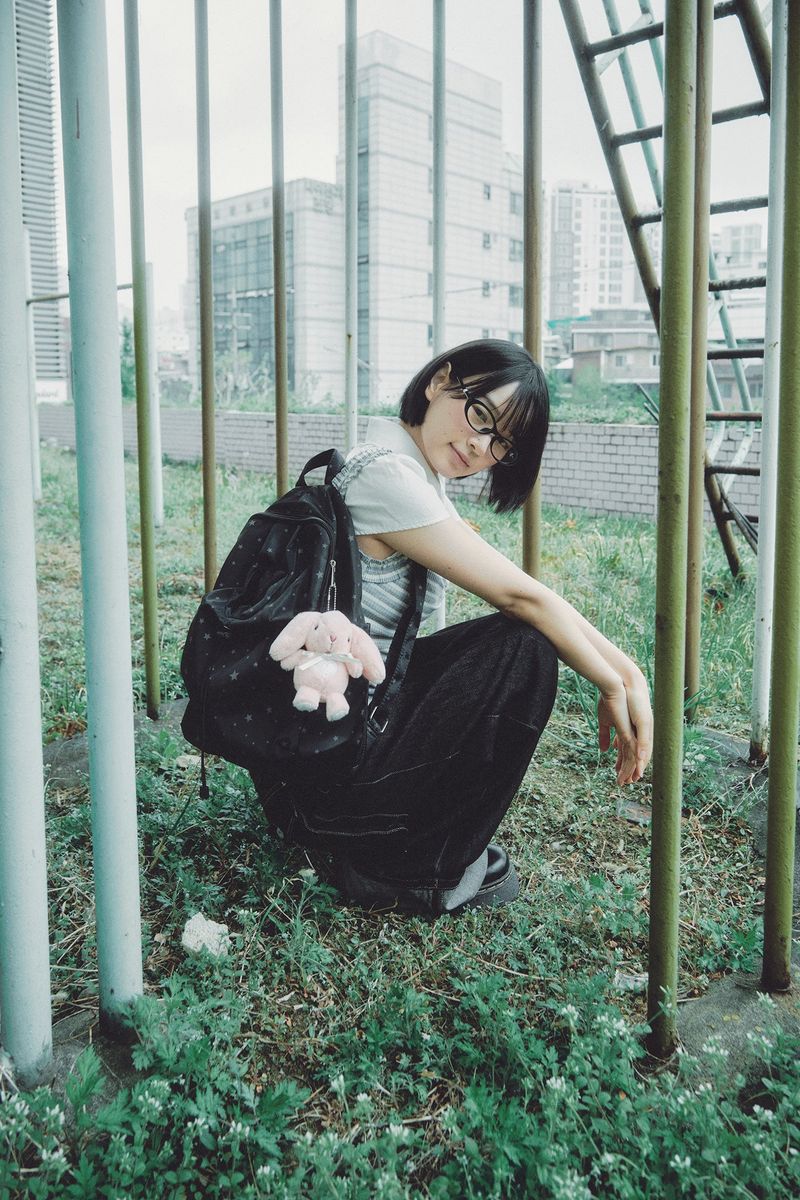 STAR SHIRRING BACK PACK BLACK