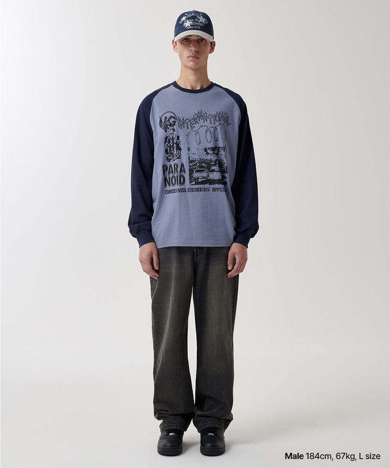 INTERNATIONAL RAGLAN LS TEE