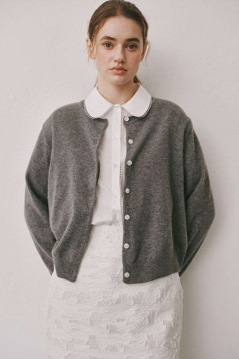Lace half shirts (Ivory)