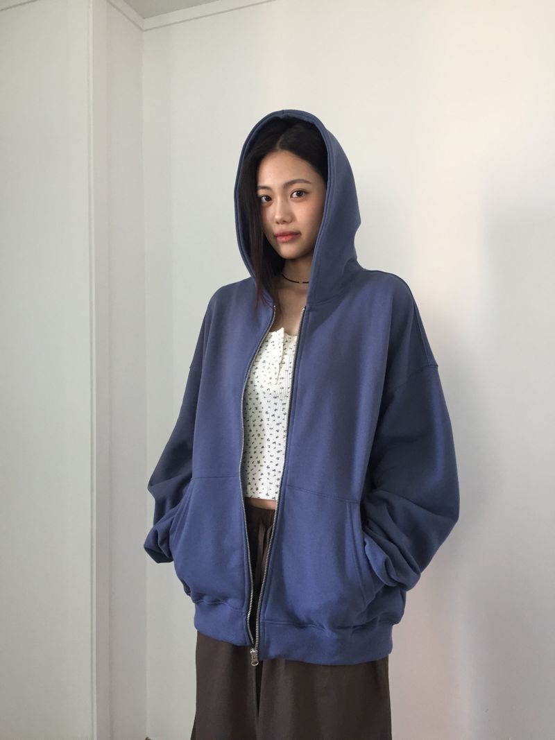 Weekly Essential Zip-Up Hoodie (5color)