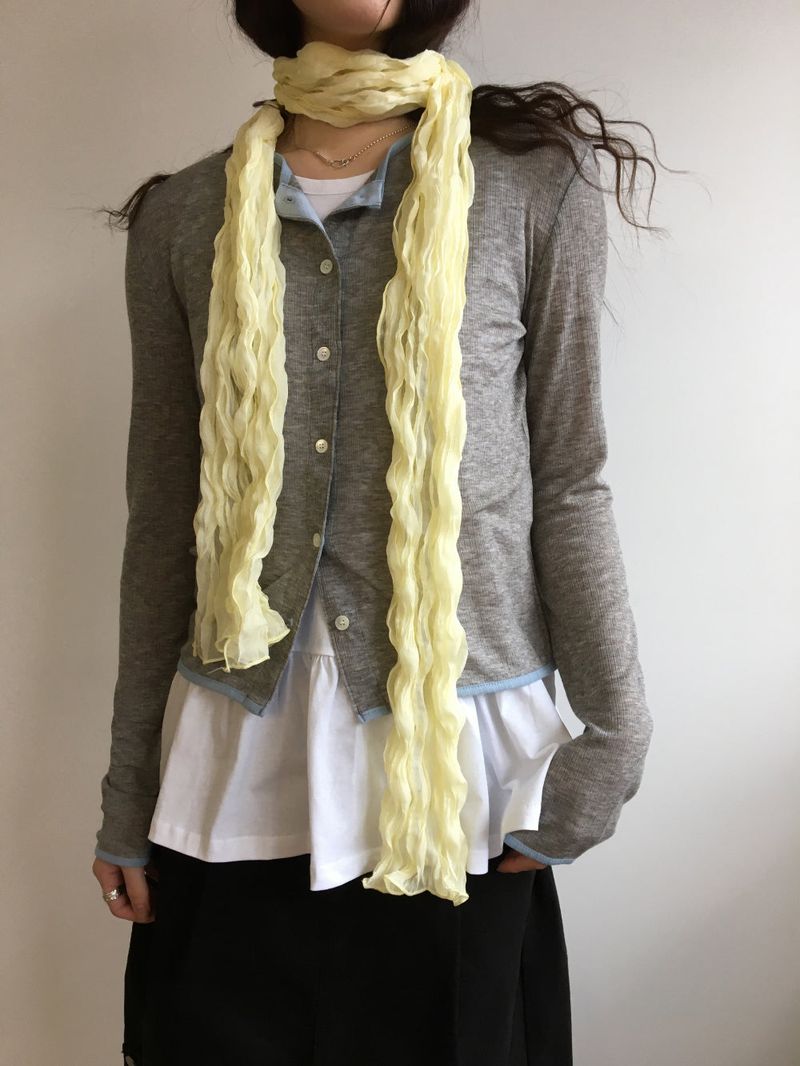 De Nuit Wave Scarf (3color)
