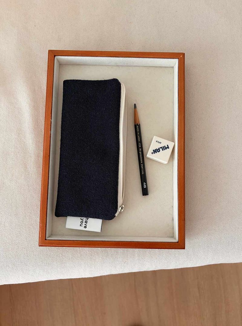 Terry tool pouch - navy