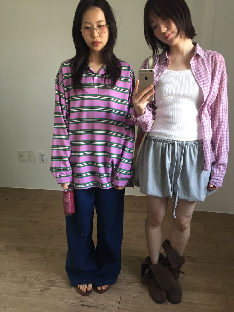 DUGGY(ダギー)の「Summer-Vacation Check Shirt (3color)(Tops)」
