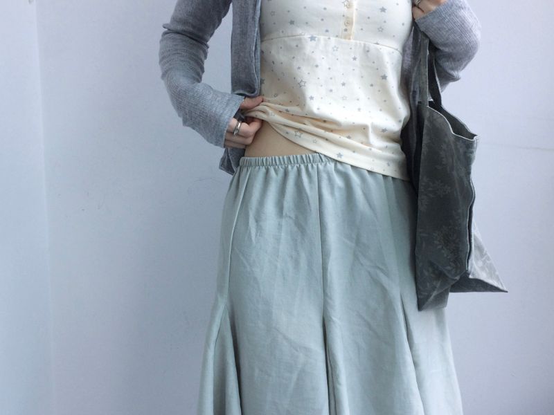 Dawn Star button sleeveless