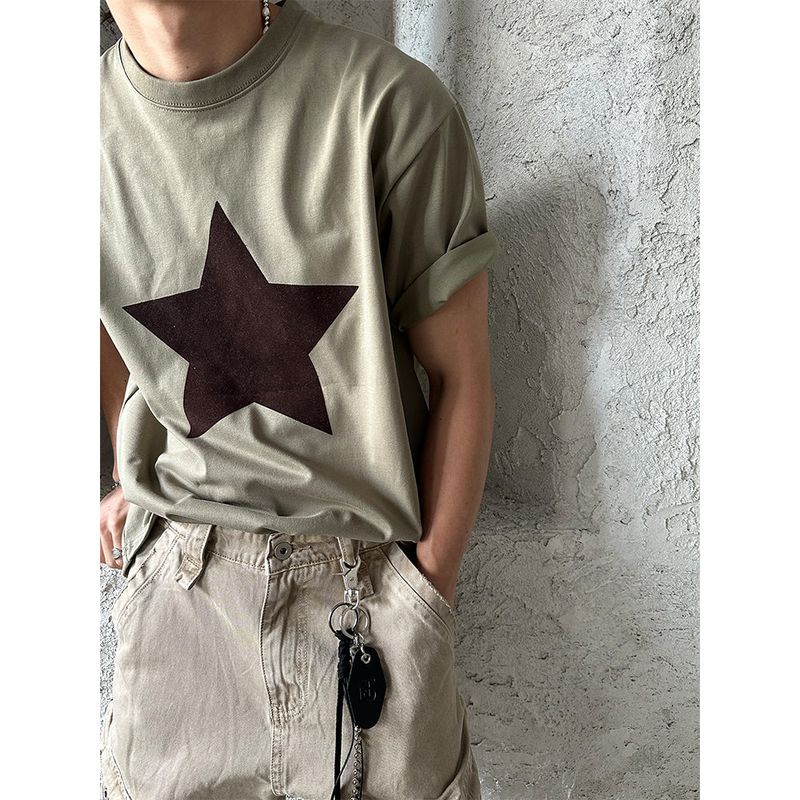 LAURANT（ロラン）の「[S/S] Velvet star half t-shirts (3color)（Tops）」