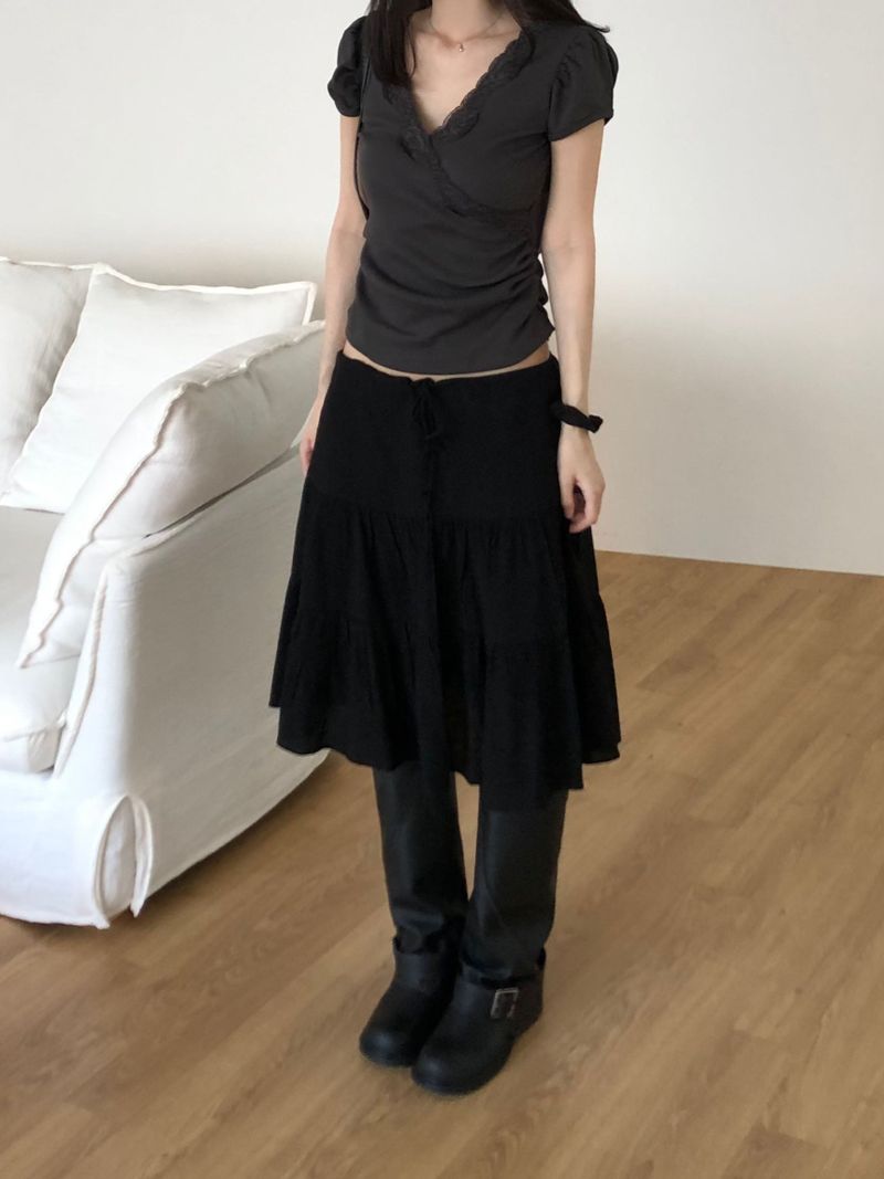Andy Cancan Midi Skirt (2 colors)
