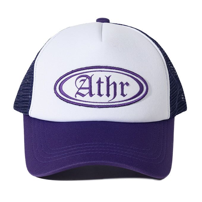PURPLE ATHR TRUCKER CAP