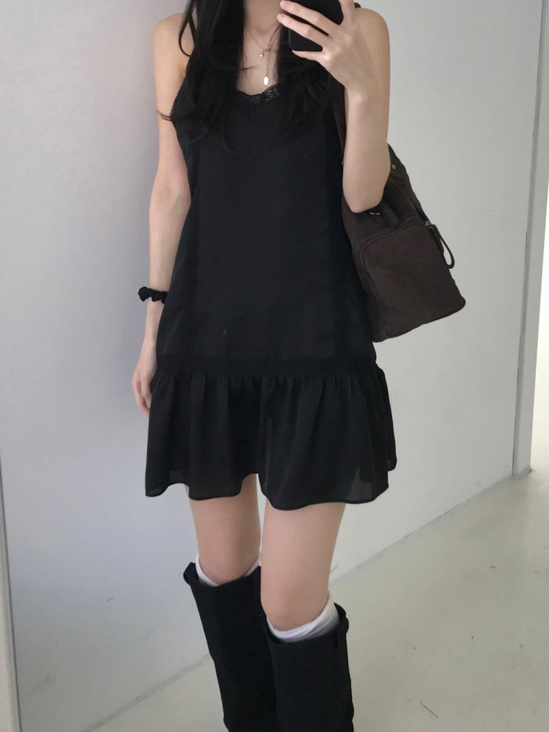 Rien Satin Mini Dress (2 colors)
