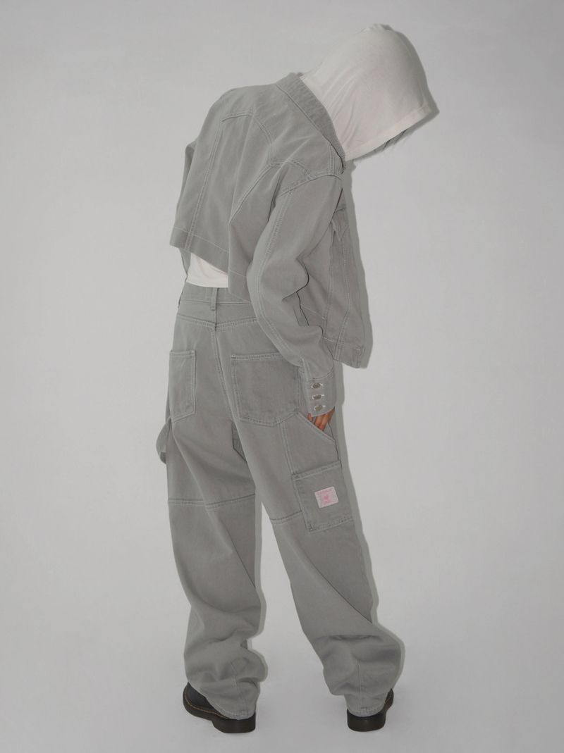 AAKE(アケ)の「GRAY WASHING PINK LABEL PT (light gray!)(Pants)」