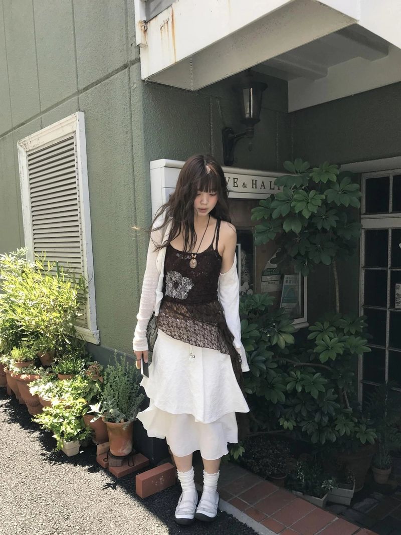 lace flower sleeve
