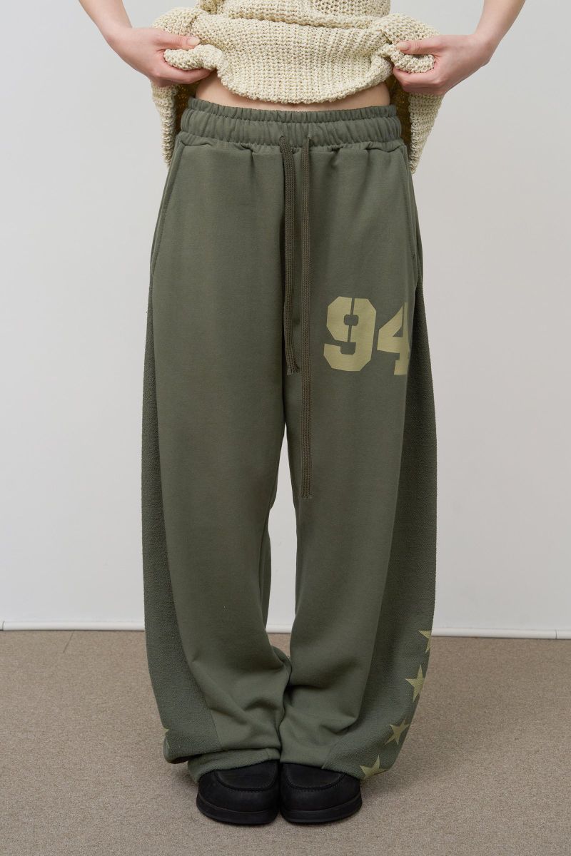 Number Mix Sweatpants