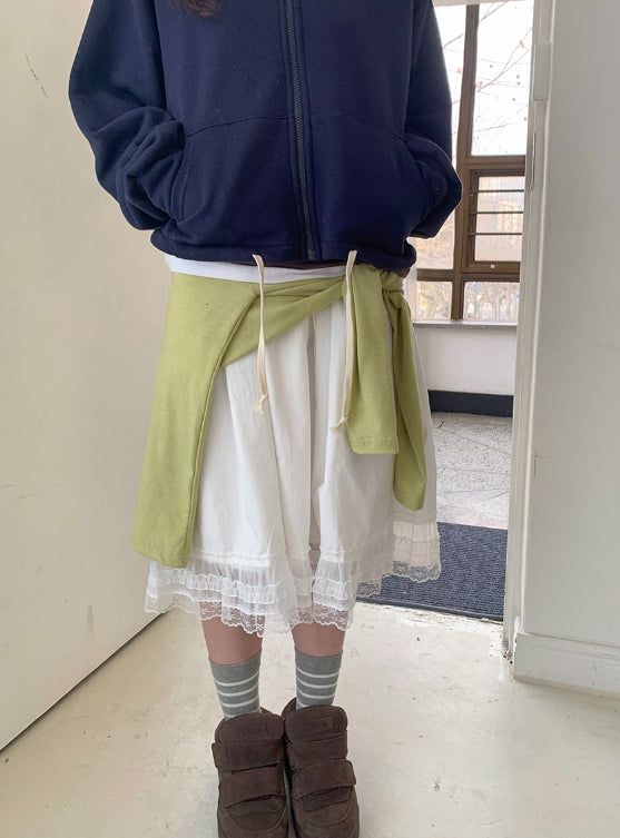 BAON(バオン)の「マジュレースバンディングミディスカート(スカート)」