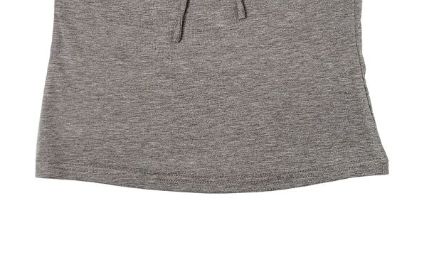 デトシャーリングハートネックレースリボン半袖Tシャツ