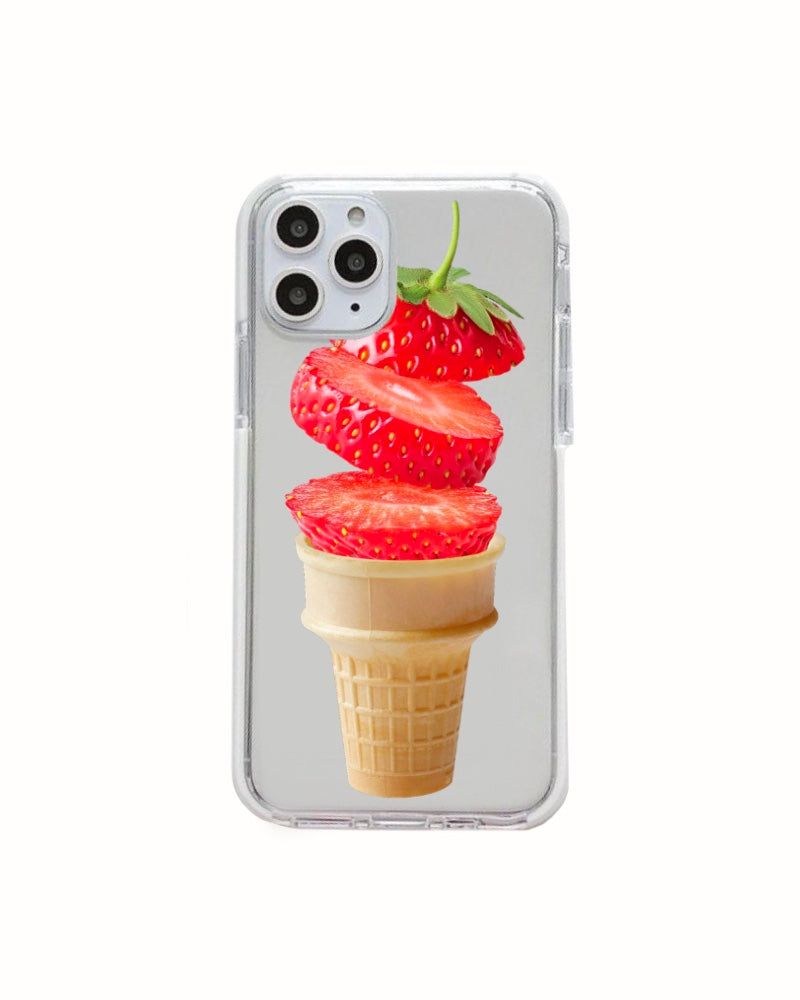 coe studio(シーオーイースタジオ)の「strawberry icecream(Smartphone Accessories)」