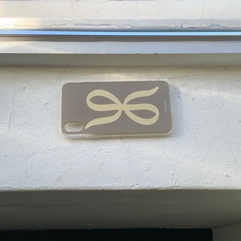 [MADE] yeowhi logo case jellhard case khaki yellow