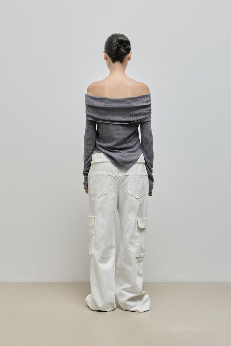 Fold Cargo Pants_Ivory