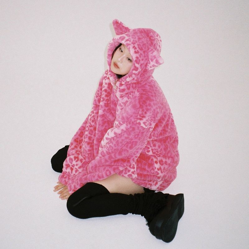 Cat Leopard Jacket - PINK