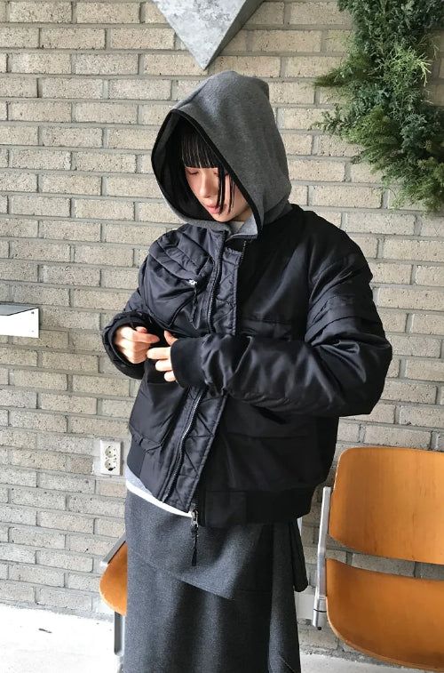 UTILITY POCKET BOMBER JUMPER