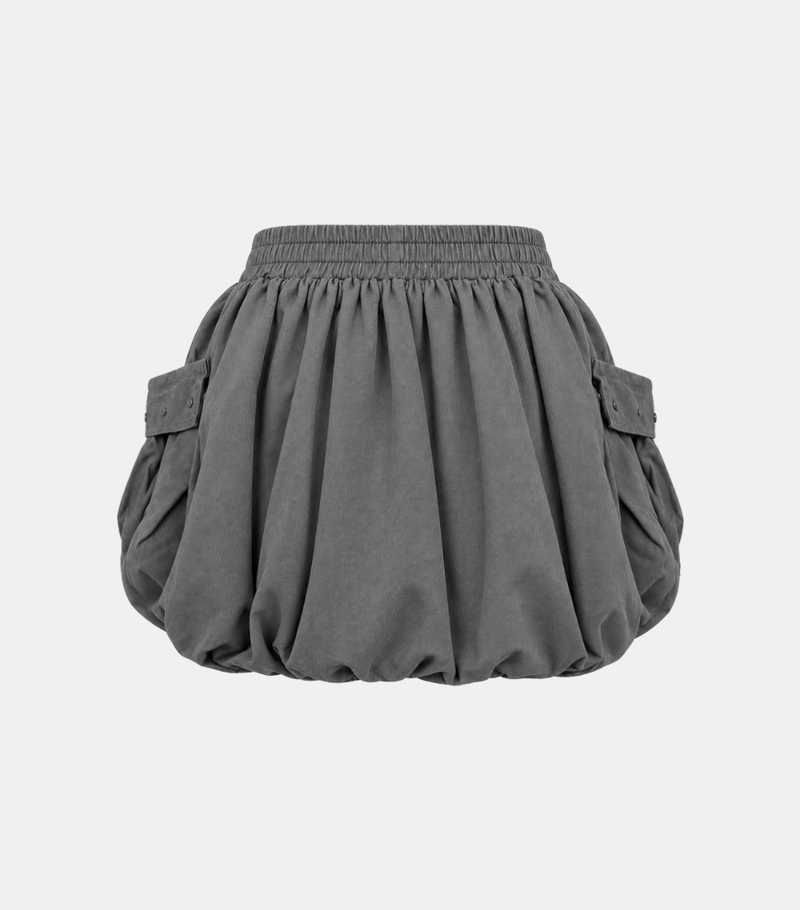 Luna Washed Cargo Balloon Skirt