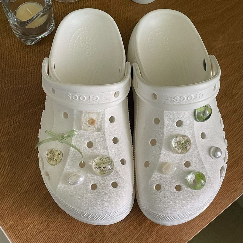 [made]vintage floural ver resin shoes charm set 