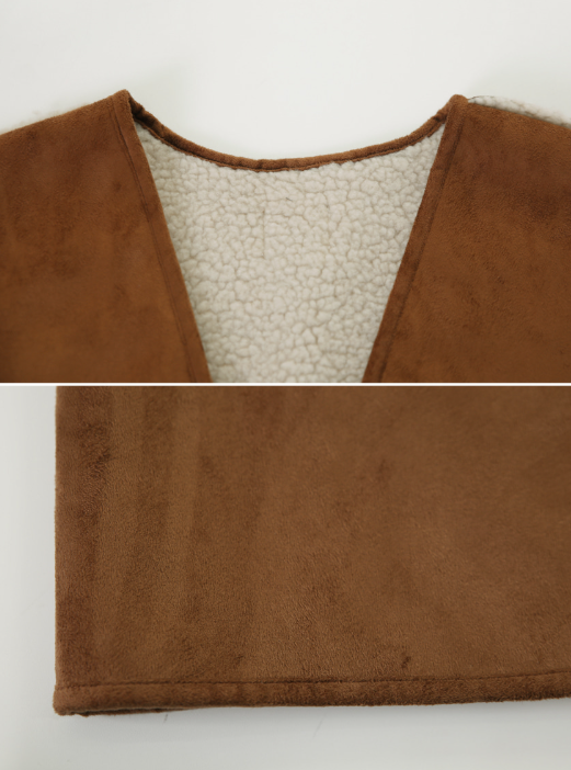 ED Reversible Suede Mustang Vest