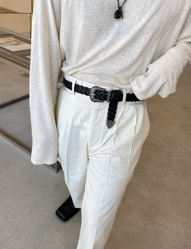 No.8159 dope pattern cowhide twisted BELT