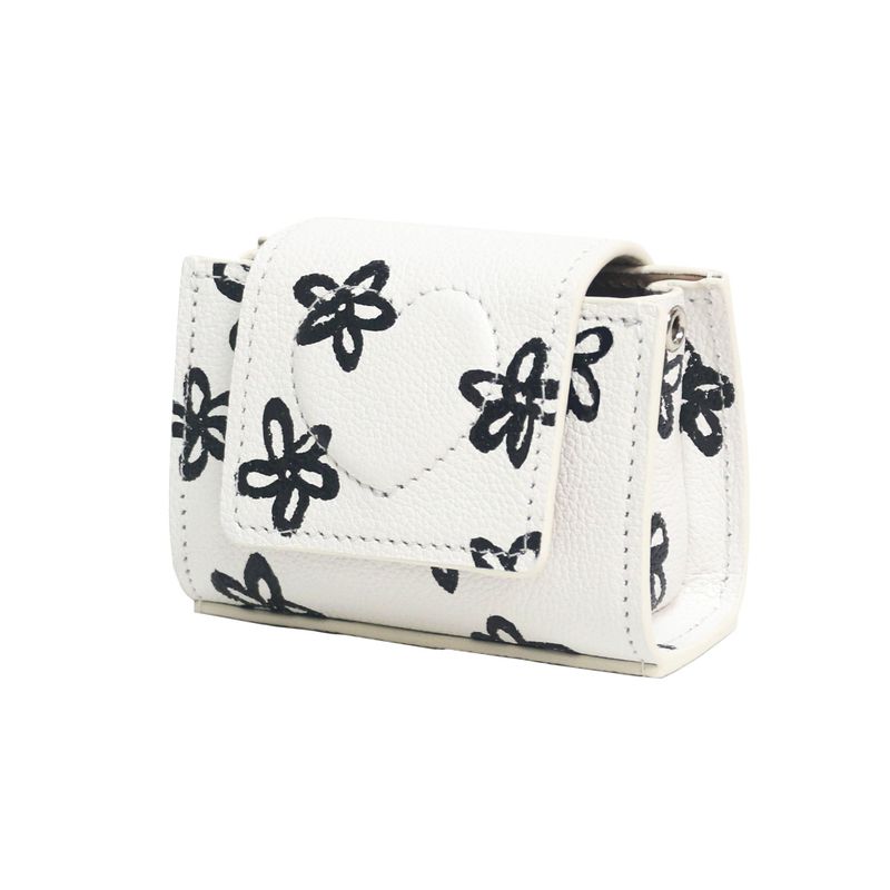 keike（ケイク）の「shape of' microbag - black flowers（Bags）」