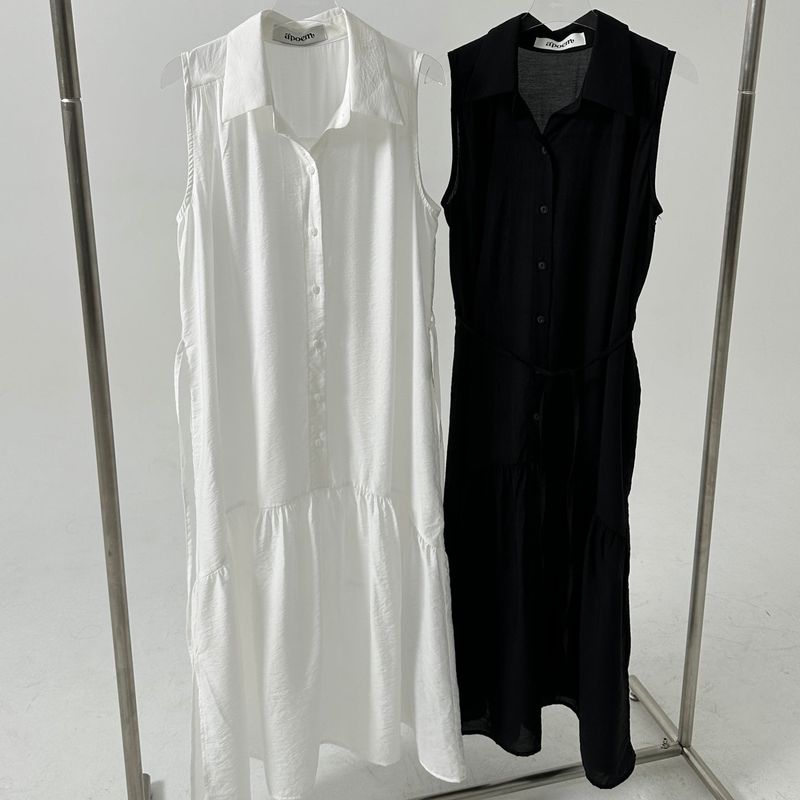 Long Shirt Dress - 2colors
