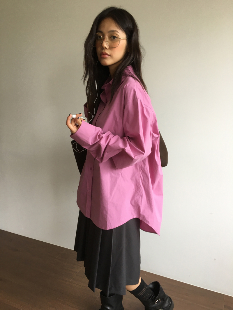 Paper drop shirt (4color)
