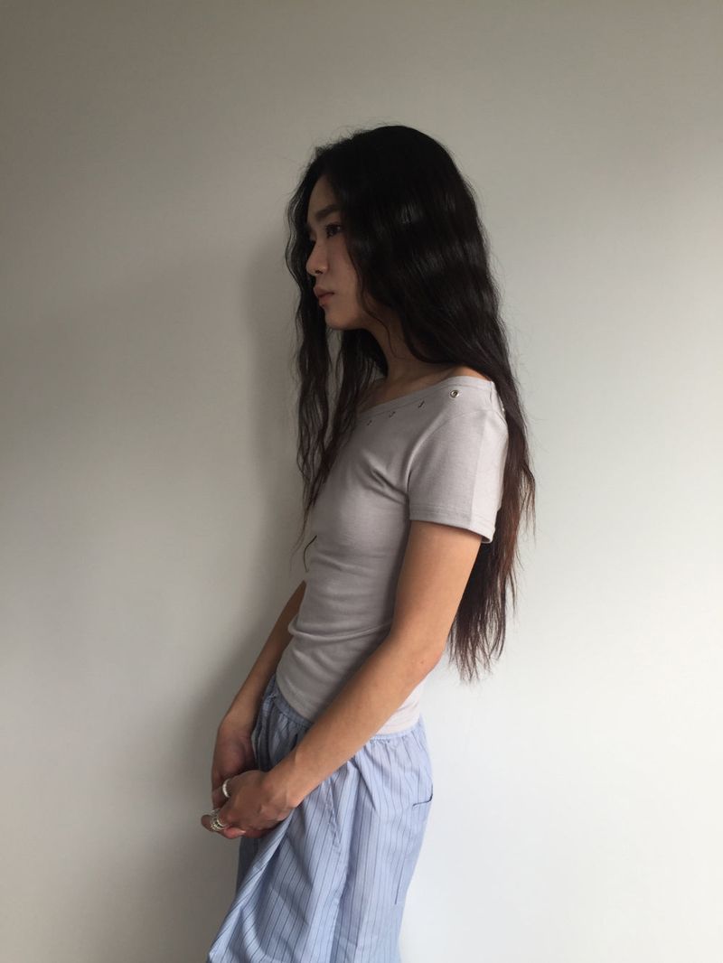 Rush Eyelet T-shirt (3color)