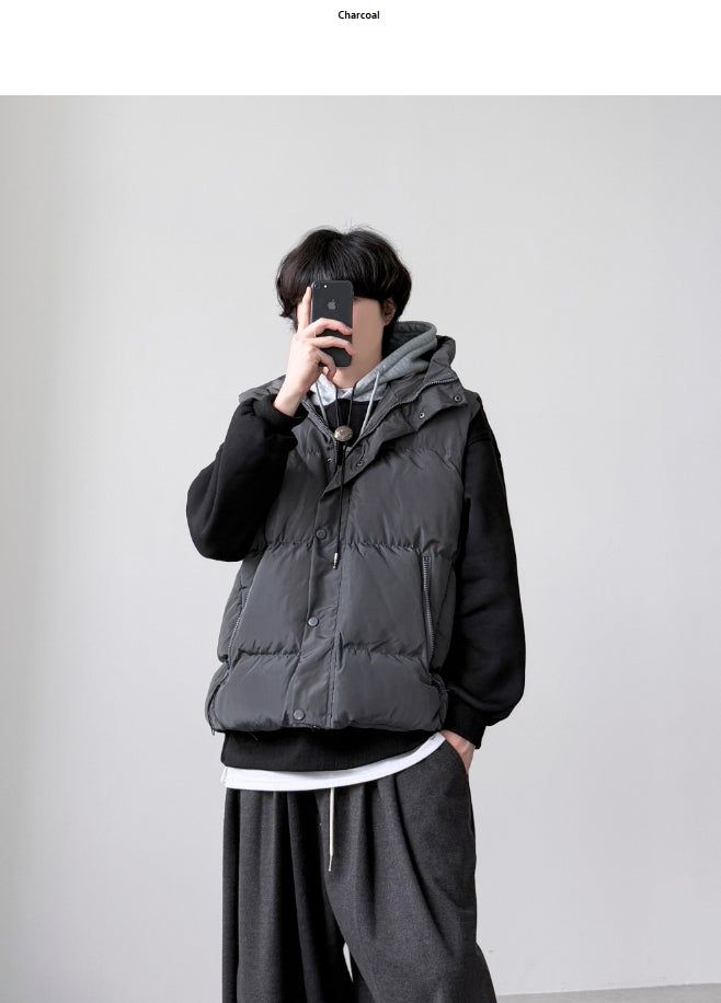 Plus Hood Padding Vest