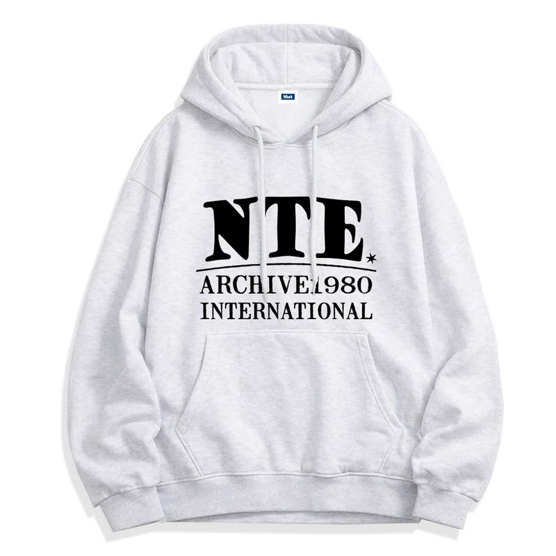quad logo hoodie (5color)