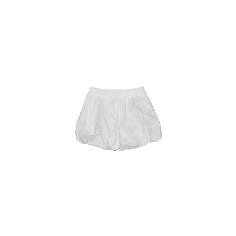 [UPDRAFT]BALLOON NYLON SKIRT WHITE