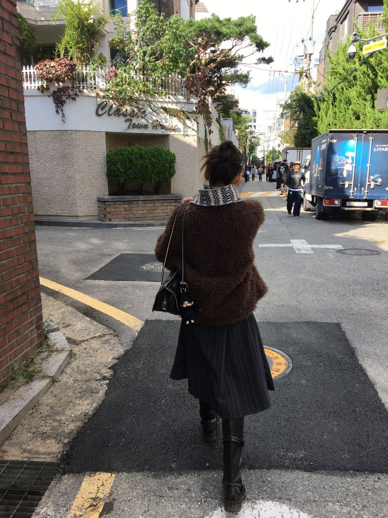Label Midi Skirt (2color)