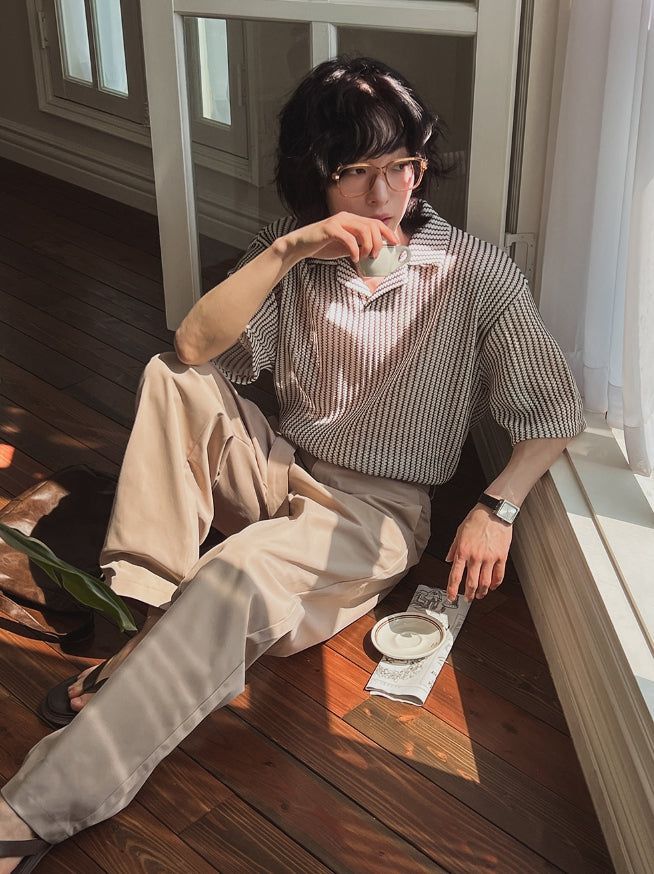 コーチットベルトワイドパンツ
