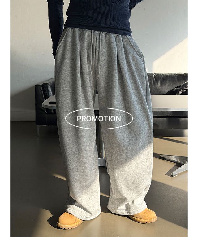 [PROMOTION] Front two tuck wide sweat pants(5color)
