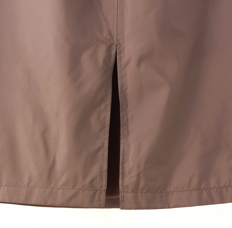 BASIC SAFARI POLY SKIRT (BROWN)