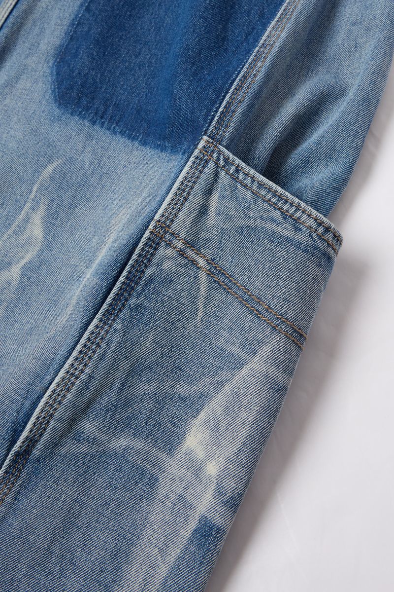 Distressed Washed Jeans