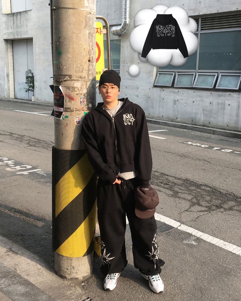 HOLY IN CODE（ホーリーインコード）の「No.1678 twin emblem hood ZIP-UP（Tops）」