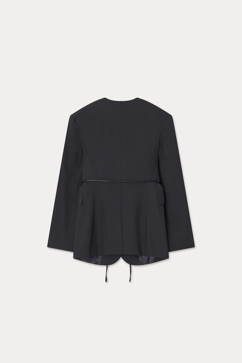 LE LINE JACKET_CHARCOAL