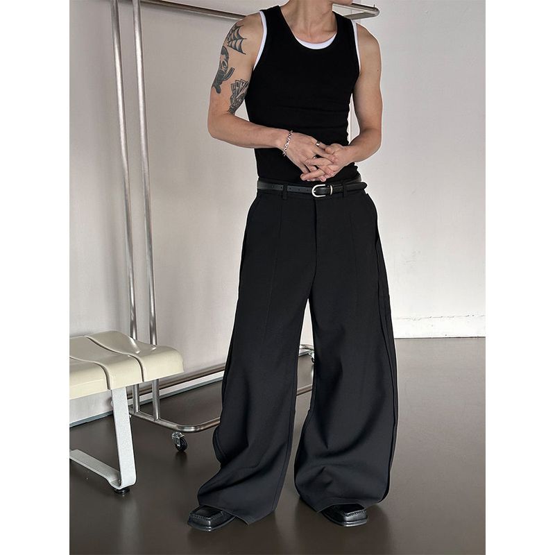  [Unisex] Wide over flare slacks(2color)